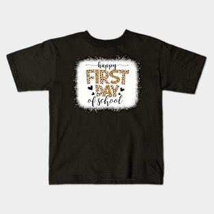 Retro  First Day of School Teacher Back to School Kids T-Shirt